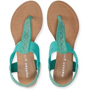teal sandals | madden girl